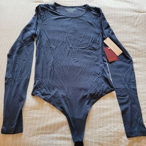 NWT Tommy John Long Sleeve Bodysuit. Blue, size small.